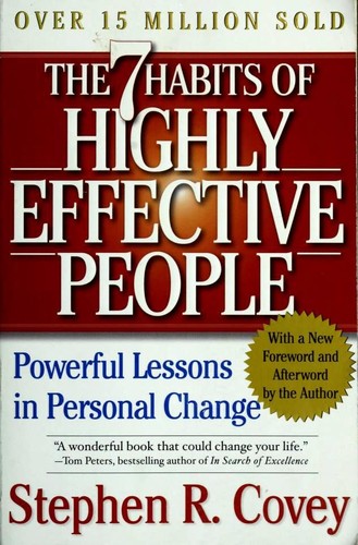 Cover of The 7 Habits of Highly Effective People by Stephen R. Covey
